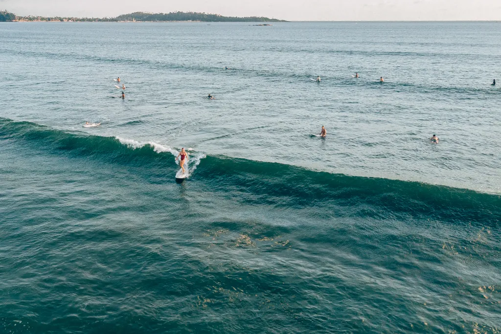 Weligama Bay in Sri Lanka