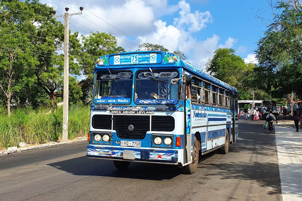 Local bus in Sri Lanka